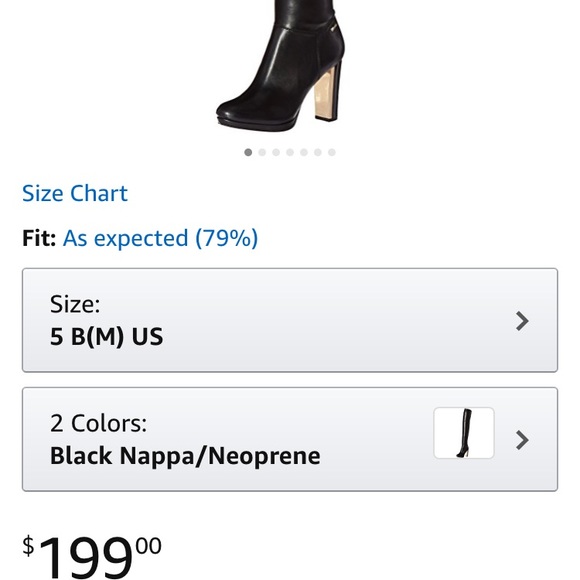 Calvin Klein thigh high boots - Picture 6 of 8